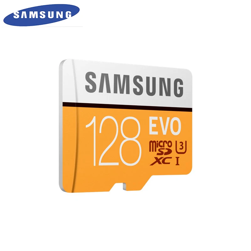 SAMSUNG EVO 128 ГБ U3 карта памяти класс 10 Micro SD TF/SD карты C10 R100MB/S MicroSD XC UHS-1 поддержка 4K UItra HD