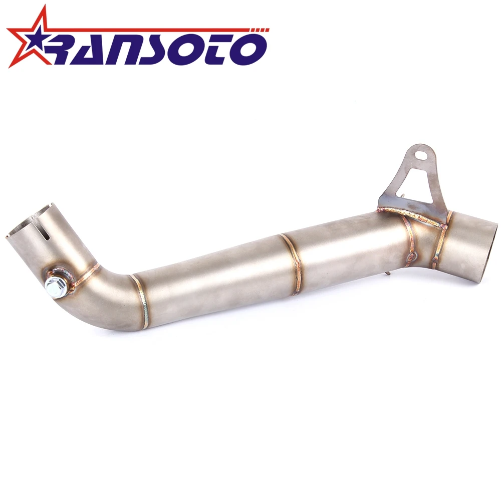 RANSOTO новая средняя выхлопная труба мотоцикла для HONDA CBR1000RR CBR 1000RR 2008 2016|Выхлопные
