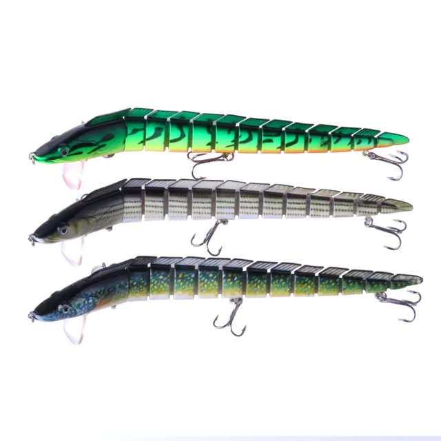 3 Pieces Saltwater Fishing Bait 9.05"/ 1.62OZ Ribbon Sea Fishing Multi