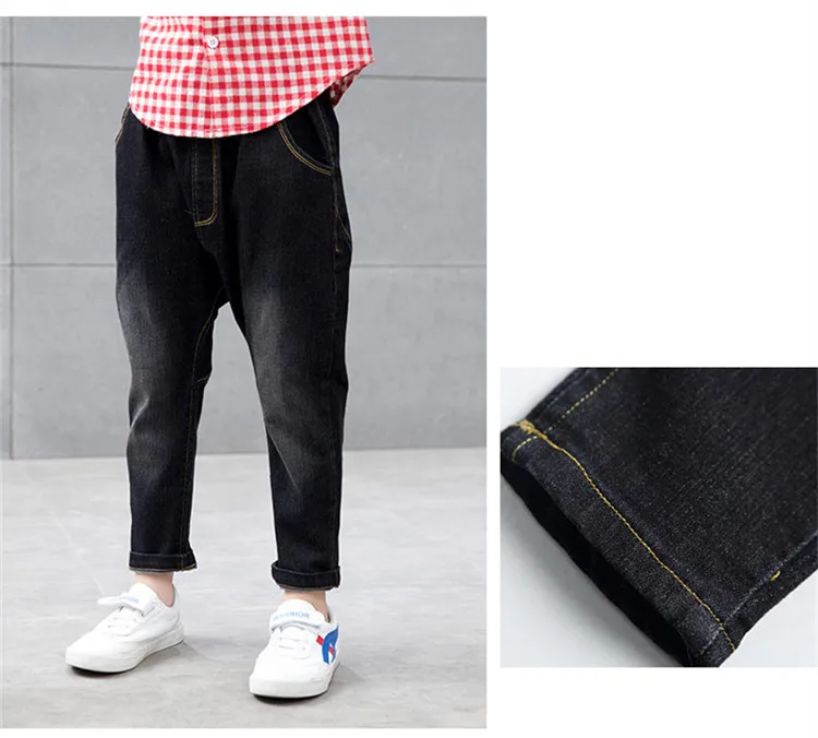 3-12 y boys jeans harem pants fashion kids jeans for boy denim pant cartoon dog print children trousers spring autumn clothes (8)