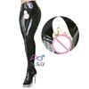 Latex Trousers Fetish Legging foot cover Pants with crotch  ruffle  customization flower ► Photo 1/6