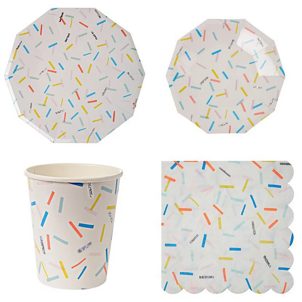 Buy 44pcs/lot Wedding Disposable Plates and Cups Party