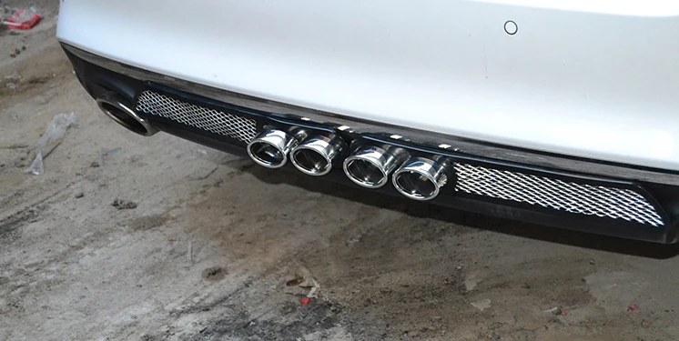 2pcs font b automobile b font decoration outlet vent false font b exhaust b font pipe