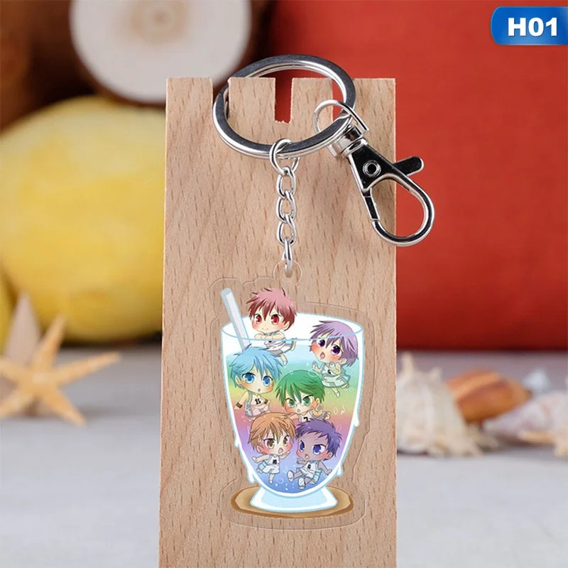 

Kuroko no Basket acrylic Keychain Pendant Car Key Accessories Cute Japanese Cartoon Kuroko's Basketball 7 Styles