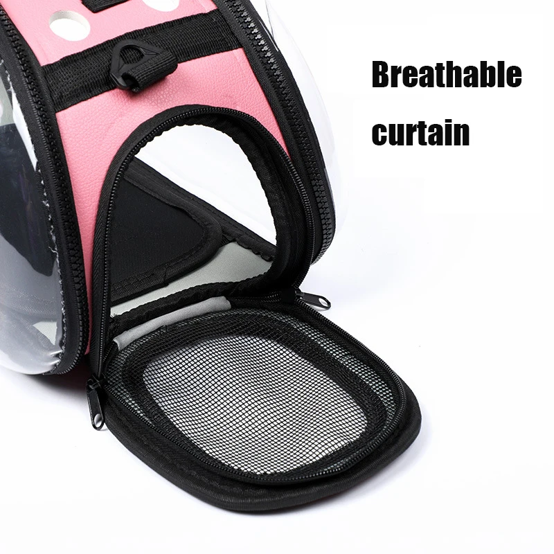 Portable-Transparent-Travel-Pet-Bag-Outdoor-Puppy-Dog-Cat-Carrier-Bags-Foldable-EVA-Material-Soft-Zipper (4)