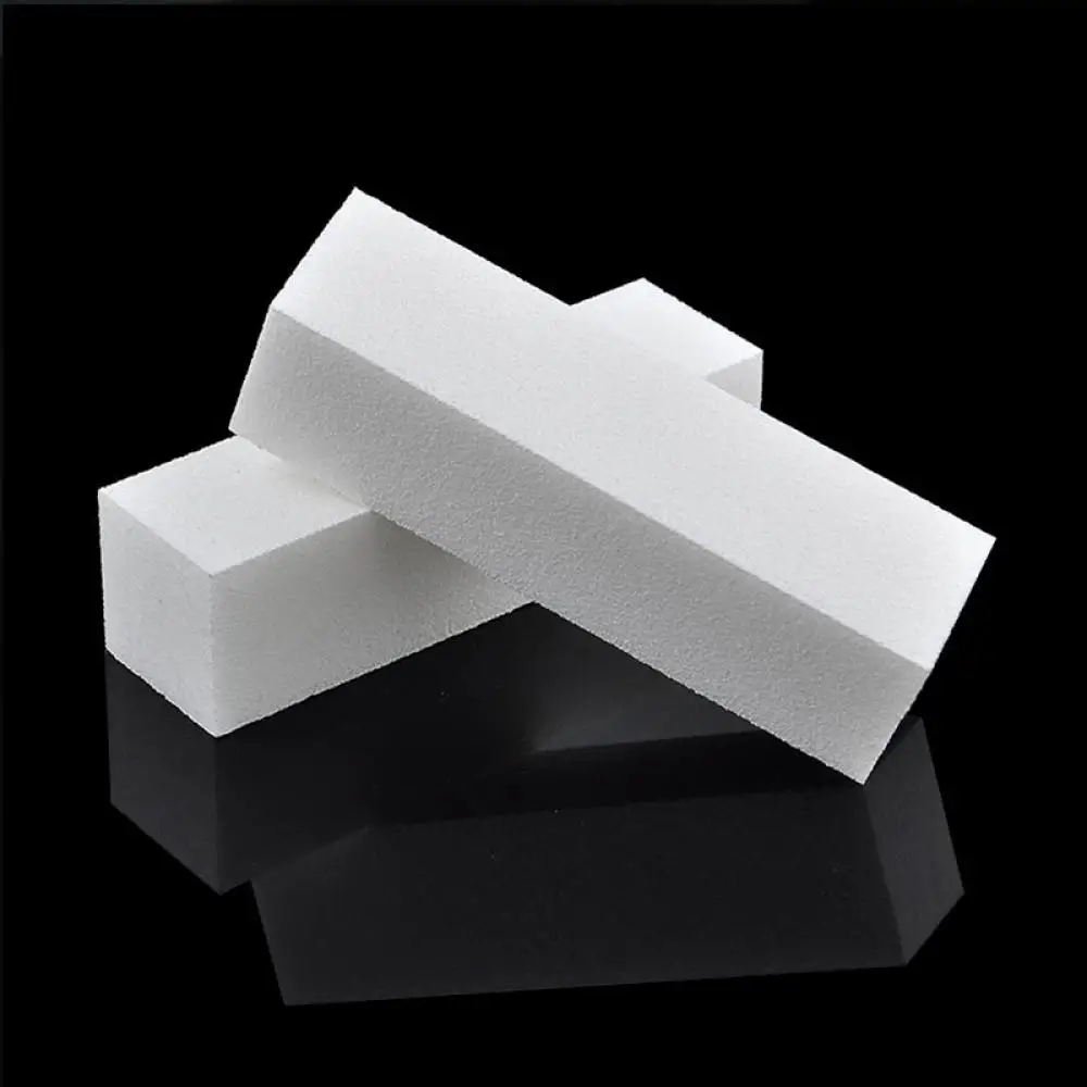 

2 PCS Buffer Block Sanding Nail File for UV Gel Nail Polish DIY Nail Art Pedicure White Nail Buffers File dropshipping