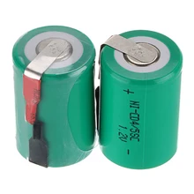 New Real Capacity 4/5 SC Battery 1.2V 1600mAh 23*33 4/5 Sub C SC Ni-CD Rechargeable Batteries With PCB For Eletronic Tools 0.11
