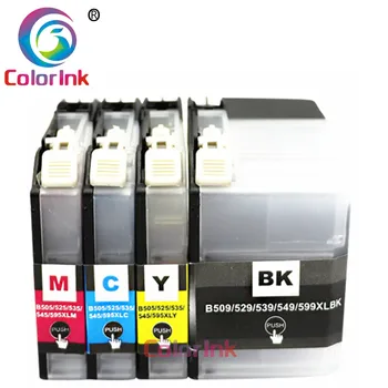 

ColorInk 4Pack LC539 LC535 LC529 LC525 ink cartridge LC 539 XL 535 for Brother DCP-J100 DCP-J105 MFC-J200 Printer ink cartridge