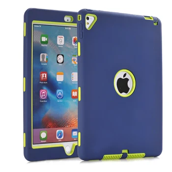 

For iPad Pro 9.7,For iPad Air 2 Case Retina Kids Baby Safe Armor Shockproof Heavy Duty Silicone Hard Case Cover For iPad Air2