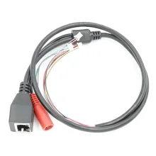 1 шт. камеры видеонаблюдения IP сети Камера модуль печатной платы видео силовой кабель LAN RJ45 гнездовые разъемы с Terminlas, длина 700 мм