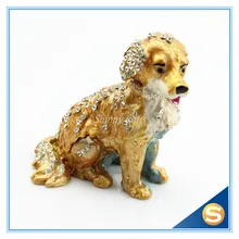 Dog Trinket Box Jewelry Gift Box