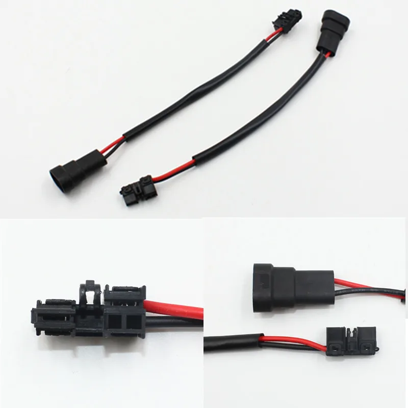 

2 x 9005 hb3 / 9006 hb4 to D4S D4R HID Xenon Ballast Power Cable wire harness connector for Toyota Extension Socket