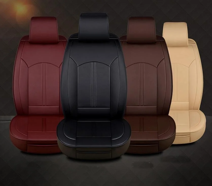 1 кожаный чехол автомобильные цветные чехлы для сидений автомобиля чехлы для сидений 4 PU универсальные авто шт