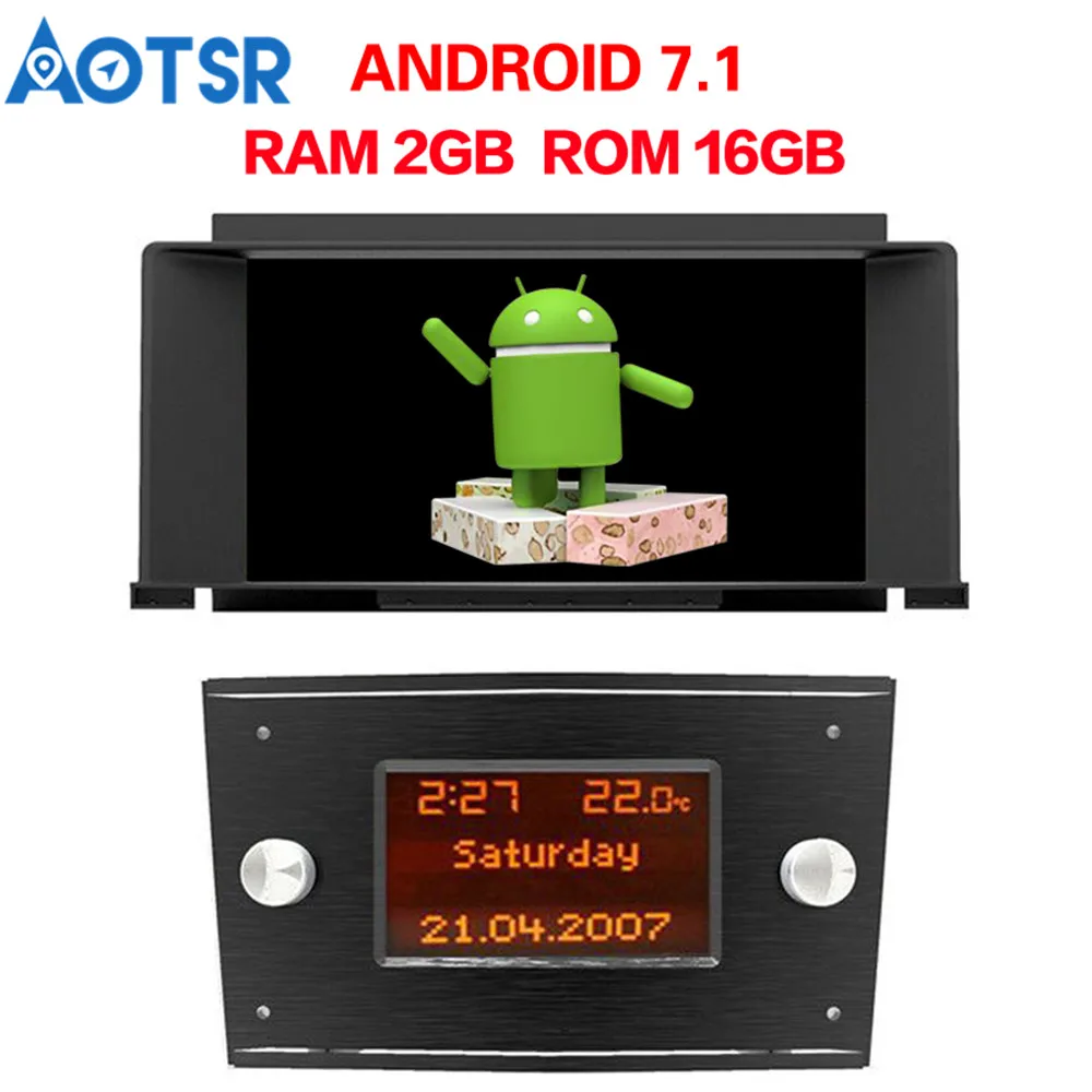 Perfect Android 7.1 2GB 32GB Car dvd player GPS navigation Headunit stereo For Opel Astra H 2006-2012 multimedia radio tape recorder IPS 2