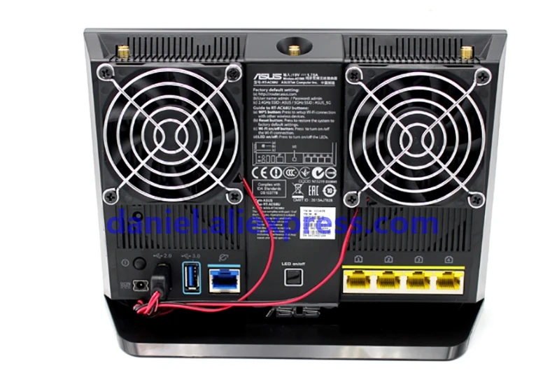 Охлаждающий вентилятор для маршрутизатора поддерживает Φ AC86U EX6200 Tenda AC15 USB