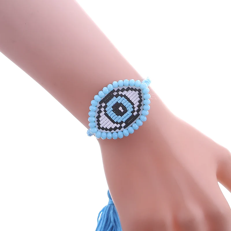 bohemian eye beads bracelets for Women (6)