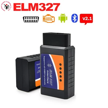 Goede Laagste Prijs Elm327 Bluetooth OBD2 Obdii V2.1 Can Bus Diagnose Interface Scanner, black Bluetooth Elm 327 Obd 2 Auto Scan Tool