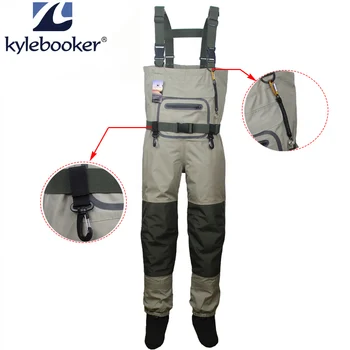 Hunting Fishing Waders Durable and Comfortable Breathable Stocking foot Chest Wader kits  for Men and Women