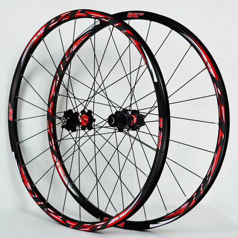 Sale PASAK Mountain bike 27.5inch wheel 24Holes draw front 2 rear 4 bearing 26inch bicycle wheels 15