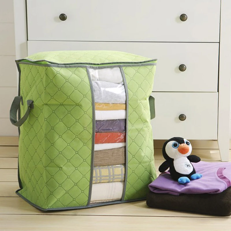 WCIC Non Woven Quilt Container Storage Bag Collapsible Plus Size