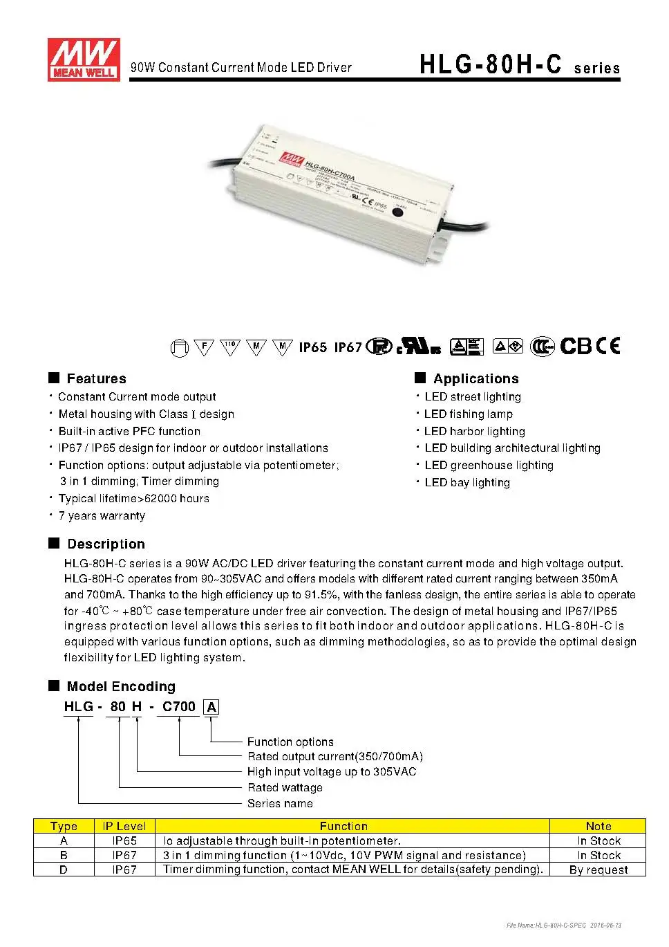 HLG-80H-C