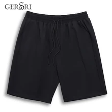 Gersri мужские Шорты хлопковые дышащие удобные повседневные шорты-бермуды шорты для фитнеса летние шорты длиной до икры