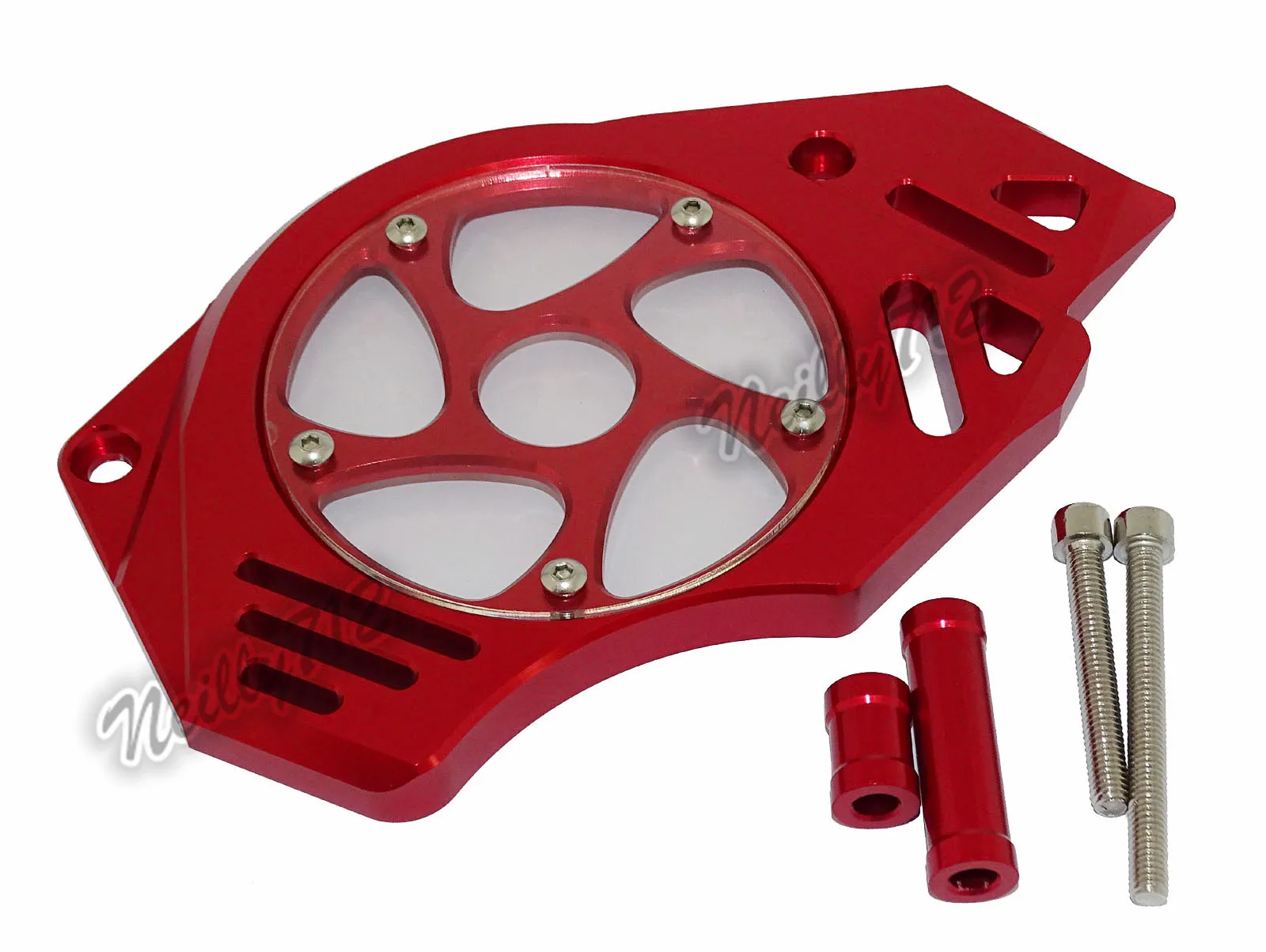Для Kawasaki Ninja 650 650R 2006 2007 2008 2009 2010 2011 2012 2013 20142015 передняя Звездочка цепь Защитная крышка двигателя - Цвет: Red