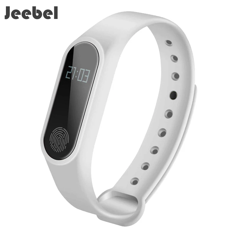 

Jeebel Smart Bracelet Wristband Smart Watch Heart Rate Fitness Bracelet Tracker Bluetooth Smartwatch For Android iOS Smart phone