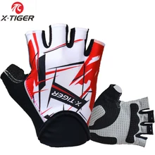 X-tiger, высокое качество, велосипедные перчатки, половина пальцев, велосипедные перчатки, противоударные, MTB, горный велосипед, перчатки, мужская спортивная одежда для велоспорта