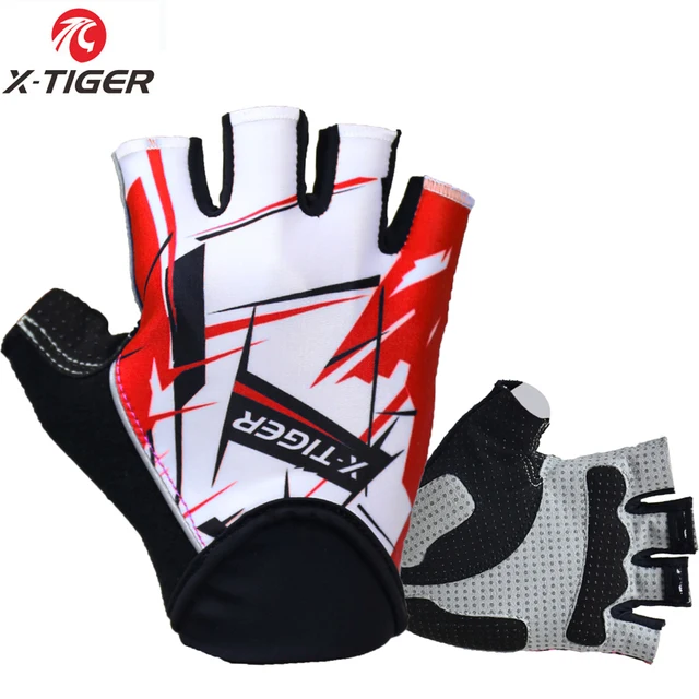 US $10.28 XTiger Top Quality Cycling Gloves Half Finger Bike Gloves Shockproof MTB Mountain Bicycle Gloves M