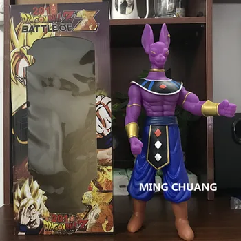 

15"Dragon Ball Z Gods of Destruction Beerus With Sound With LED Light Vinyl Action Figure Collectible Model Toy 40CM BOX T74