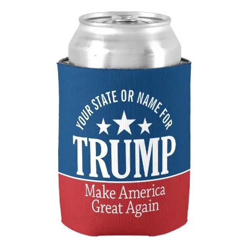Unique Fashion Donald font b Trump b font Customize with Your Name or State Can Cooler