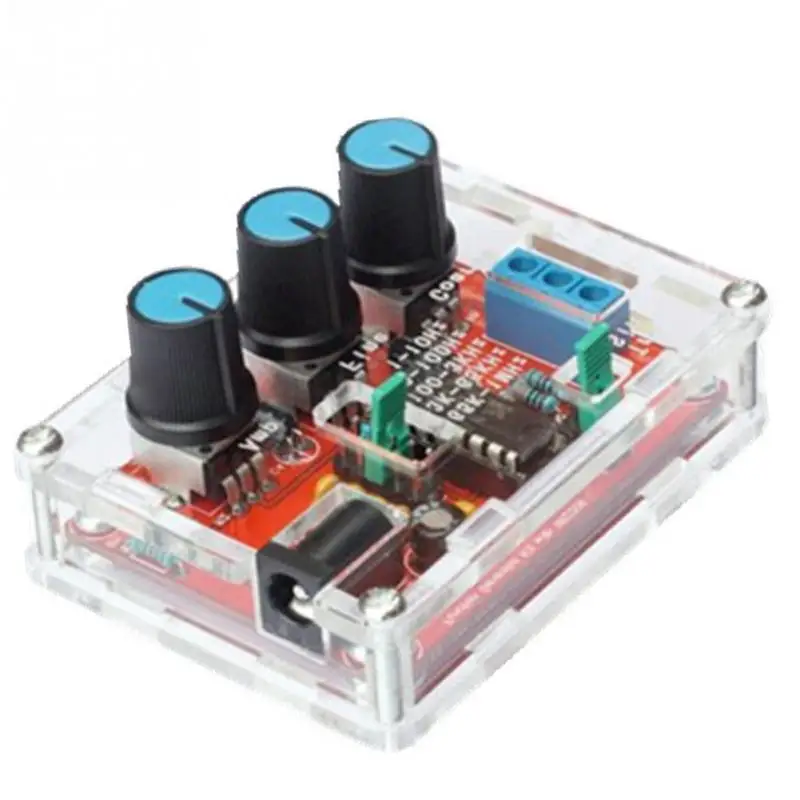 

Function Signal Generator DIY Kit Adjustable Frequency Amplitude XR2206 Sine Triangle Square Output 1Hz-1MHz Signal Generator