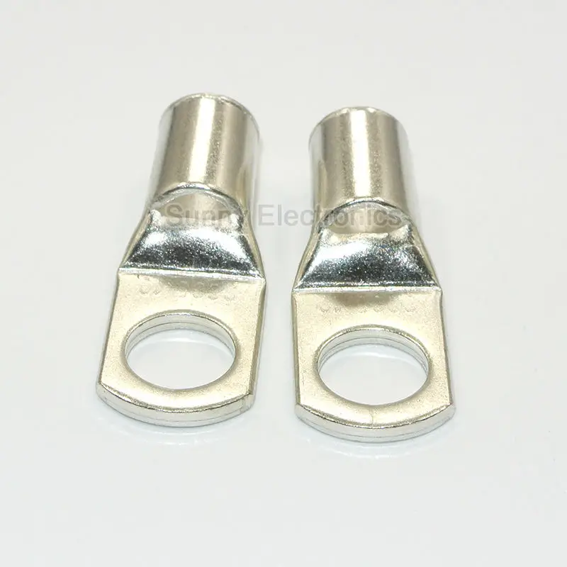 

(20) 4 GAUGE 4 AWG X 1/4 in TINNED COPPER LUG BATTERY CABLE CONNECTOR TERMINAL