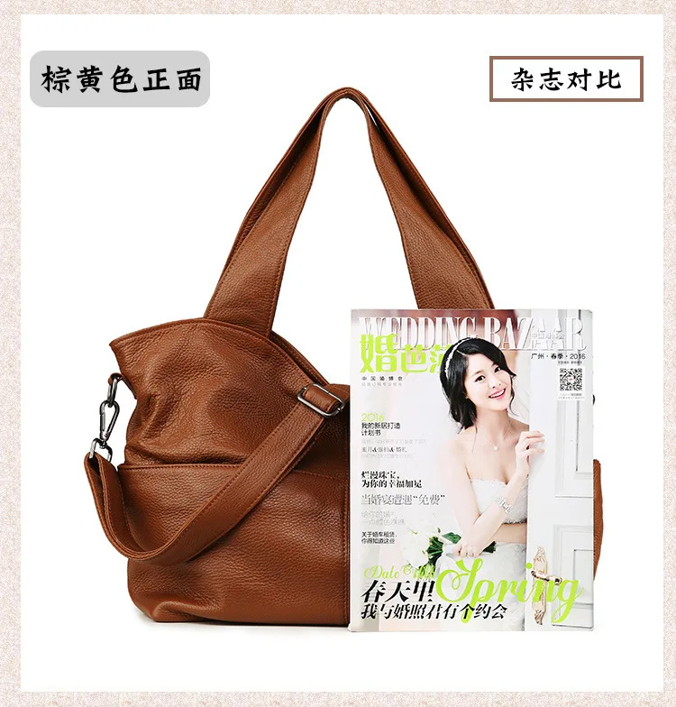 Женская сумка из натуральной кожи кофейного цвета, женские сумки-тоут, классические черные сумки-мессенджеры через плечо, сумки через плечо