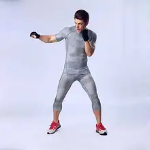 Мужской профессиональный набор для фитнеса Быстросохнущий Спортивный топ+ короткая футболка жилет Спортивная пляжная доска работает Yogaing майка футболка