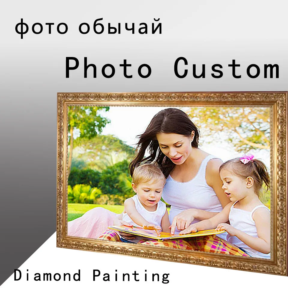 

AZQSD Photo custom Diamond Painting Cross Stitch Diamond Embroidery Full Square Picture Of Rhinestone Handmade Home Decor