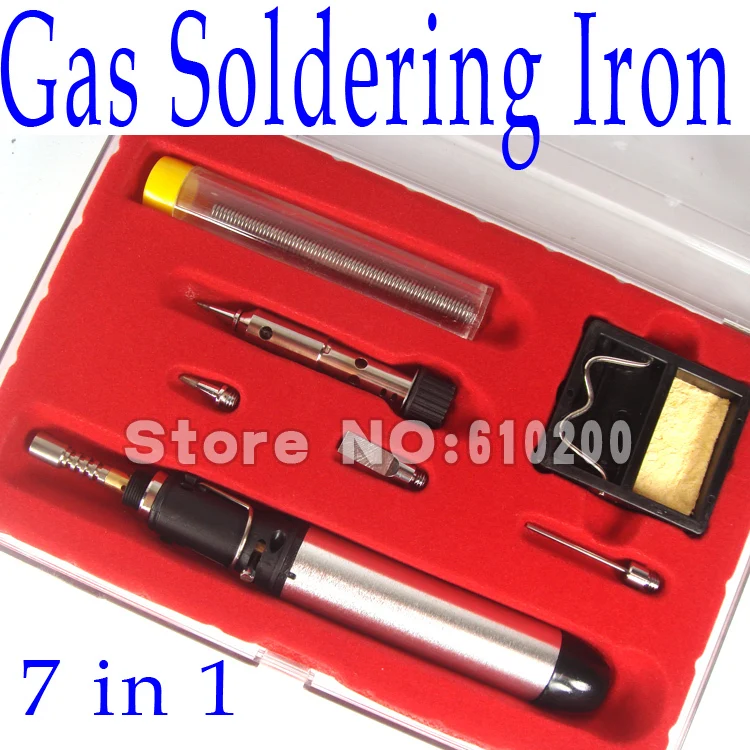Free Shipping 7in1 Pen Soldering Iron Diy Set Kit Tool Ht1947