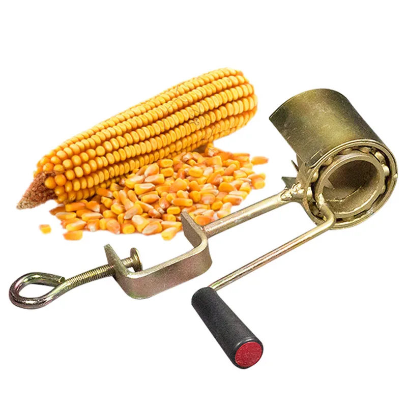 

Portable Corn Thresher Manual Circular Corn Stripper Machine Creative Durable Metal Scrapper Peeler Ultra Sharp Kitchen Tool