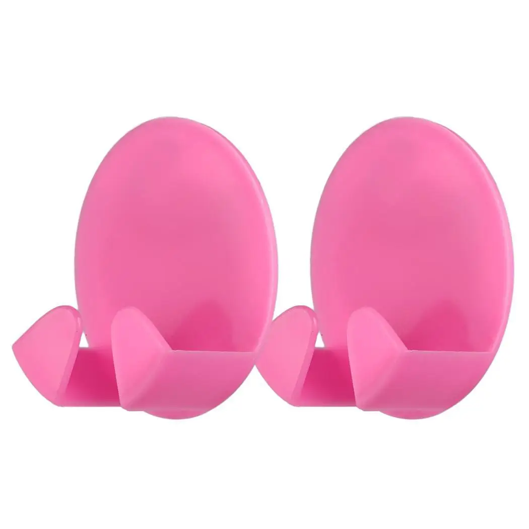 

New Wall Hook Plastic Creative Hanger Indoor Rack Holder Electrical Pack of Hooks(2Pcs) Plug Hooks