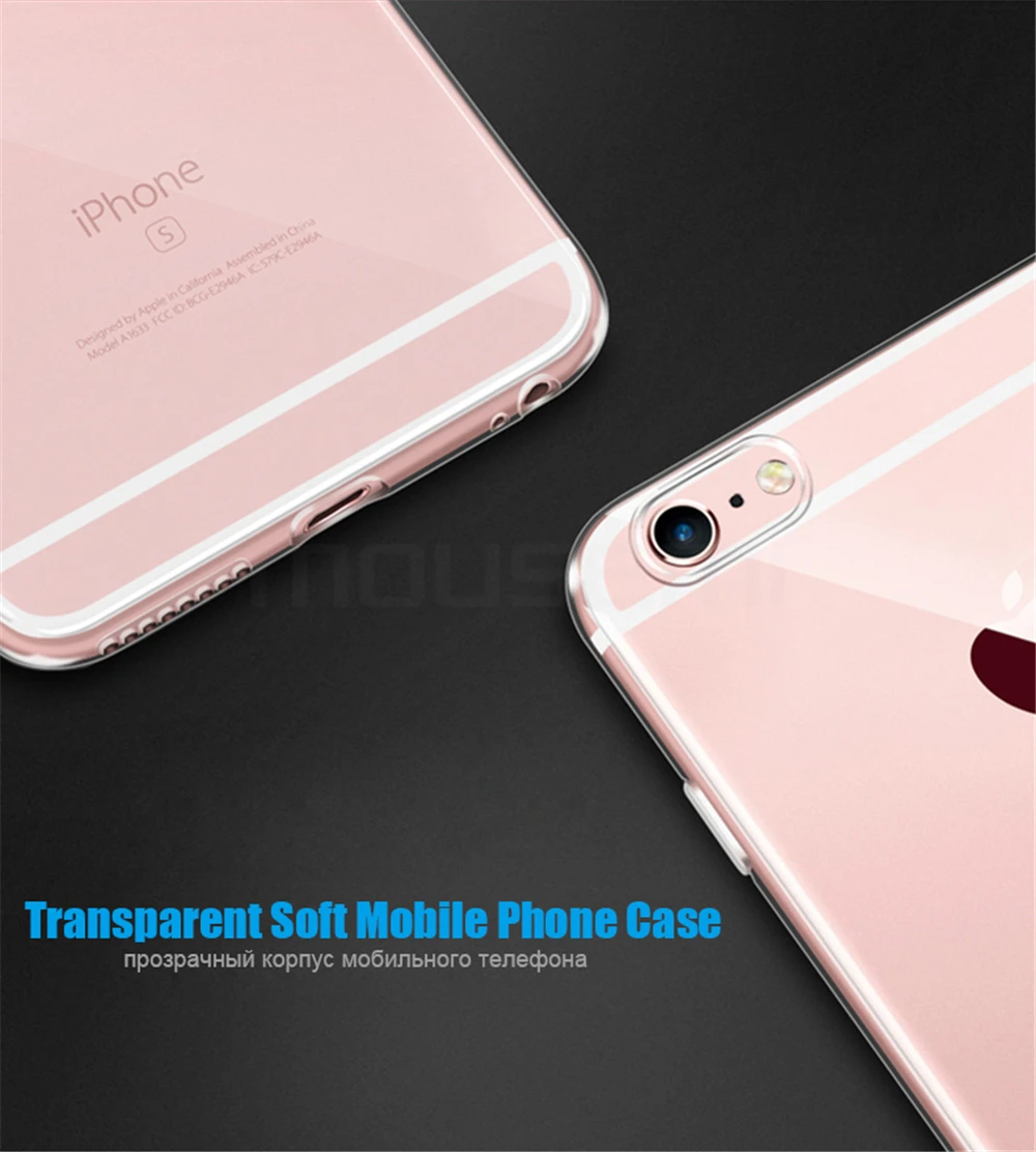 MOUSEMI For iPhone 6 Case Silicone Transparent 6S For iPhone Case Luxury TPU Coque Clear For iPhone 6 6s Plus Phone Cases Cover (4)