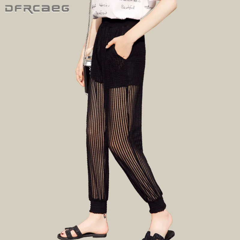 mesh beach pants