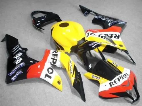 Комплект обтекателей для мотоцикла CBR600RR F5 07 08 CBR 600RR 2007 2008 CBR600 комплект желтого