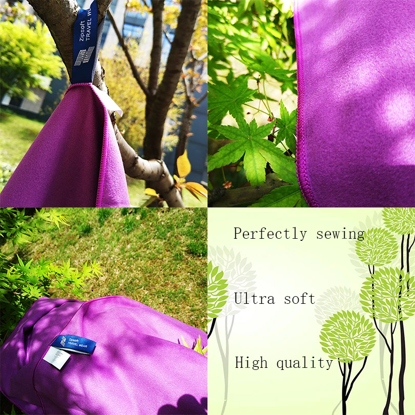 Zipsoft Beach towels Blanket Large Ultralight Quick Dry Swede Bath Towel Microfiber Swimwear Sport Hair Dryer Serviette de Plage