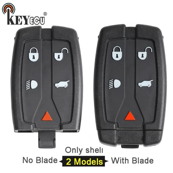 

KEYECU 10x for Land Rover LR2 FreeLande 2 FCC:NT8-TX9 Replacement 4+1 5 Button Smart Remote Key Shell Case Fob No/ With Blade