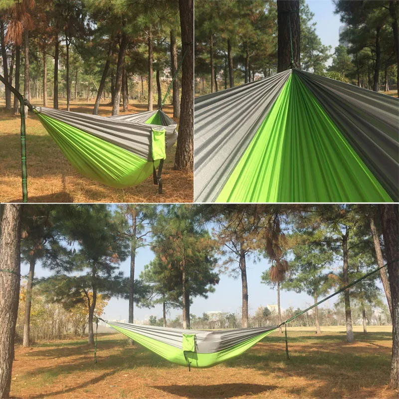 2019 Dropshipping Portable Parachute Hammock Camping Survival Garden  Hunting Leisure Hamac Travel Double Person Hamak