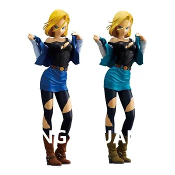 

2 Colors DRAGON BALL Android 18 Krillin's wife PVC Action Figure Collectible Model Toy with retail box 25CM Y1