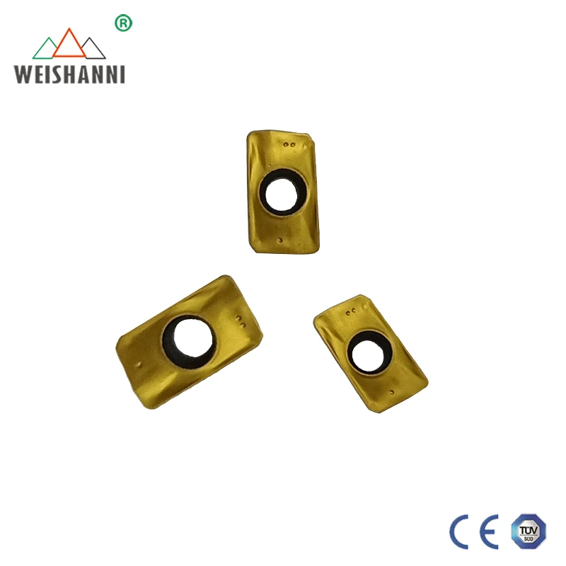 

New Type Free Test Gold Carbide Insert RDMT1204 APMT1135 APMT1604 R4/R5/R6 Turning Tool Face Mill Lathe Milling CNC Tools HRC55