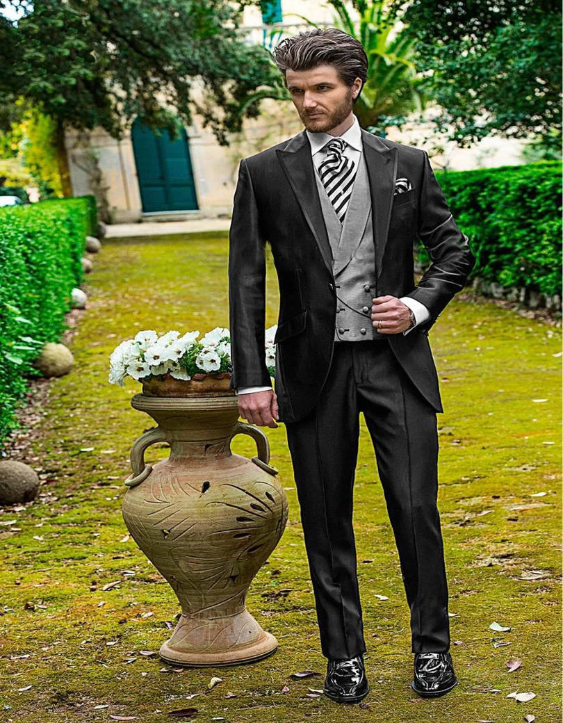 Pieces Charcoal Wedding Men Suit Peaked Lapel Italian Mens Suits Grooms Tuxedos Best Men Suit Jacketpantsvest In Suits From Mens Clothing Pieces Charcoal Wedding Men Suit Peaked Lapel Italian Mens Suits Grooms Tuxedos Best Men Suit Jacketpantsvest In Suits From Mens Clothing