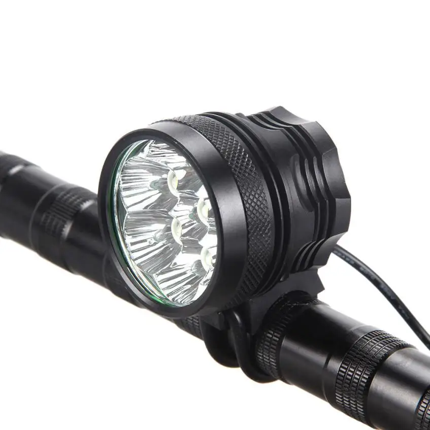 15000LM 7 x XM L T6 LED 6x18650 велосипедный головной свет водонепроницаемая лампа яркость MTB